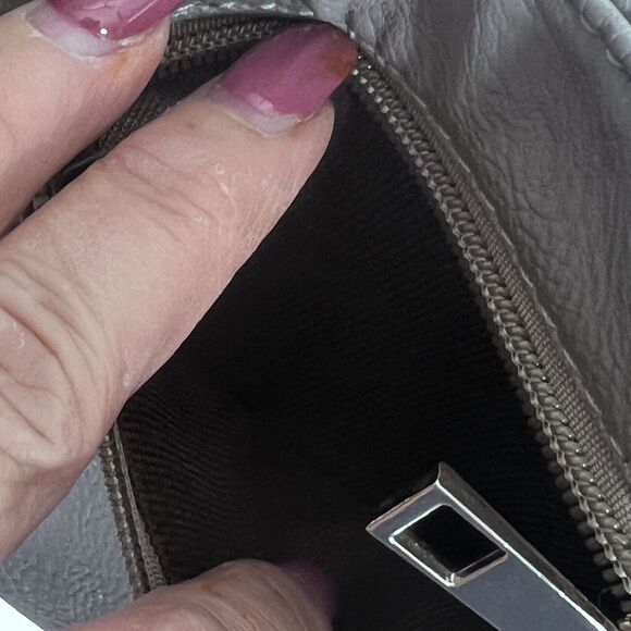 Light Gray Rose Crossbody Bag Cottagecore Floral Small Purse Longstrap Casual - Picture 7 of 7